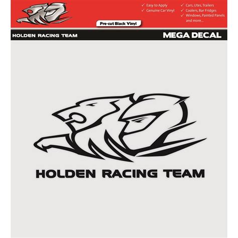 Holden Racing Team Hrt Car Window Glass Mega Decal Sticker Mydeal