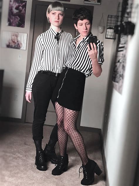Infinnite — Matching 90s Inspired Outfits 💕 Instagram Gender Fluid Outfits Androgynous