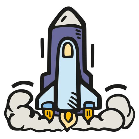 Space Shuttle Launch Icon Free Space Iconset Good