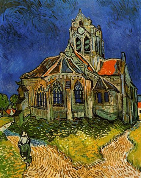 La Iglesia De Auvers Sur Oise 1890 Vincent Van Gogh