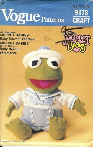 Oop Vogue Jim Hensons Muppet Doll And Doll Clothes Sewing Pattern You