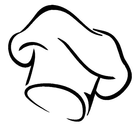 You can also draw a better outline for the top of the hat. Chef Hat Outline - ClipArt Best