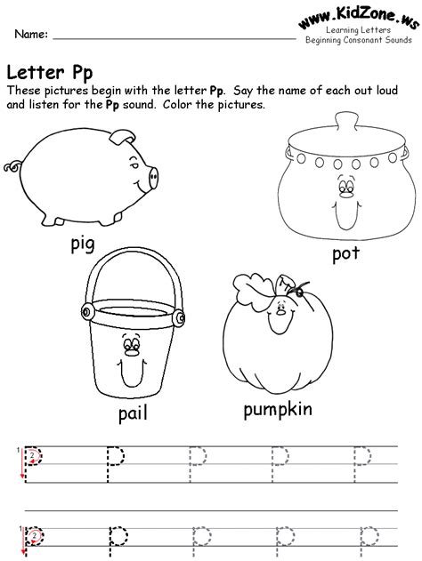 Includes a variety of practice handwriting pages, printable games trace and print. Beginning Consonant Sound Worksheets | Preschool letters ...