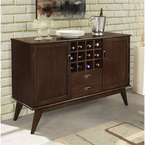 Get free shipping on qualified wine rack sideboards & buffets or buy online pick up in store today in the furniture department. Simpli Home Draper Mid Century Sideboard Buffet and Wine Rack & Reviews | Wayfair.ca