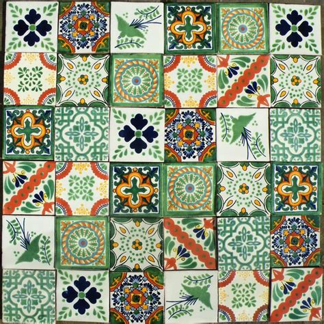 Green Patchwork Tiles Patchwork Tiles Tile Stencil Ceramic Floor