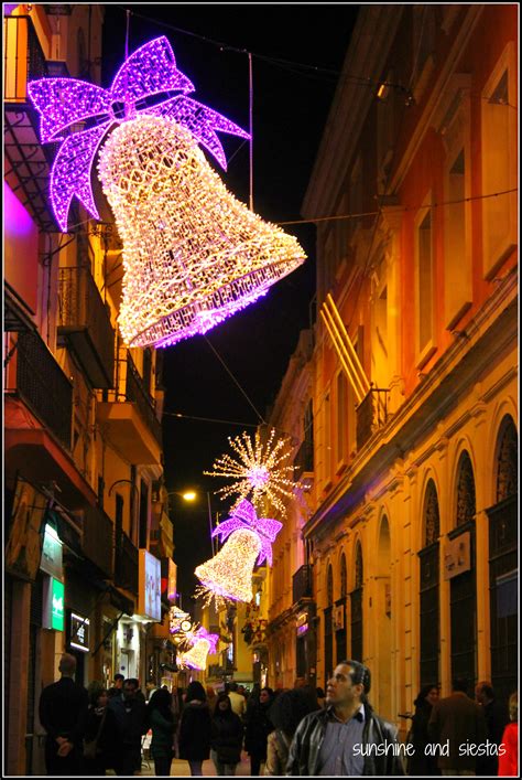 Christmas Lights In Seville Sunshine And Siestas An