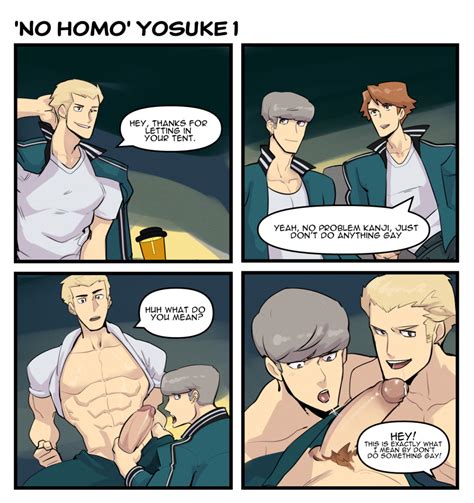 Rule 34 Gay Gay Denial Hanamura Yousuke Kaito Draws Kanji Tatsumi