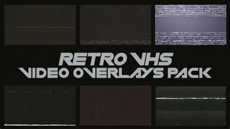 Retro Vhs Overlays Pack Stock Motion Graphics Motion Array