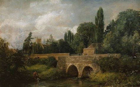 John Constable 1776 1837 Gillingham Bridge Dorset Ng1244 Tate