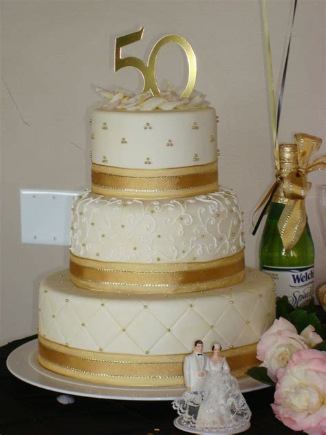 50th Golden Wedding Anniversary Cake Decorations 23 Wedding Ideas You