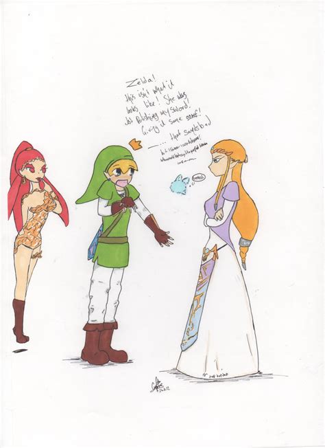 Zelda Link And The Great Fairy By Chrly On Deviantart
