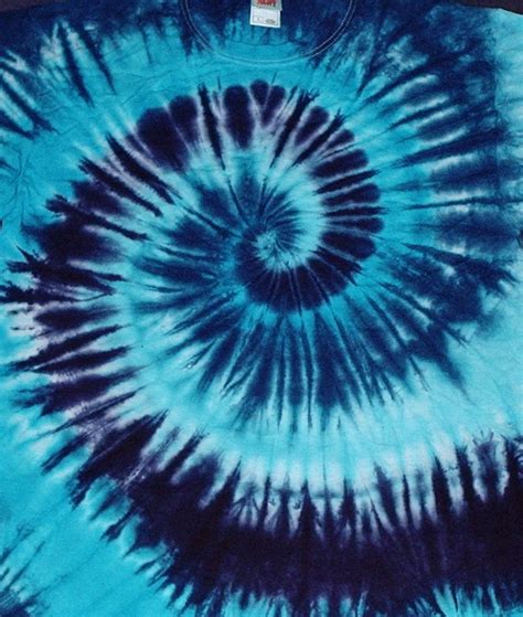 Blue Swirl Tie Dye Hoodie Dyemasters