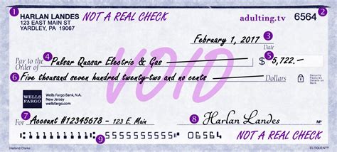 Steps to fill out a check. The Art of Writing a Check - Adulting