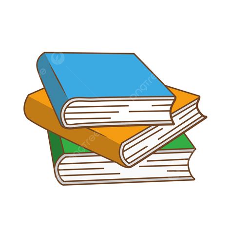 Blue Books Clipart Transparent Png Hd Cartoon Book Vector Book Blue