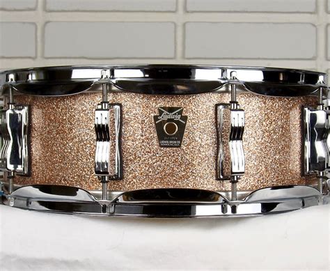 Ludwig Classic Maple Snare Drum 5x14 Champagne Sparkle Reverb