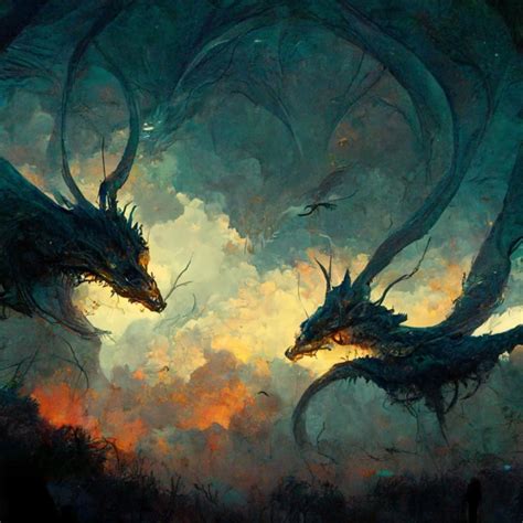 Dragons Midjourney Openart
