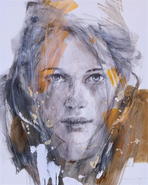 This Is Louise By Christine Comyn Mixed Media On Canvas 100 X 80
