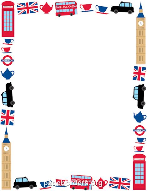 London Border Clip Art Page Border And Vector Graphics London