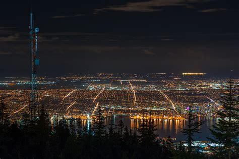 Night View From Grouse Mountain