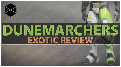 Destiny 2 Dunemarchers Review Titan Exotic Leg Armor Youtube