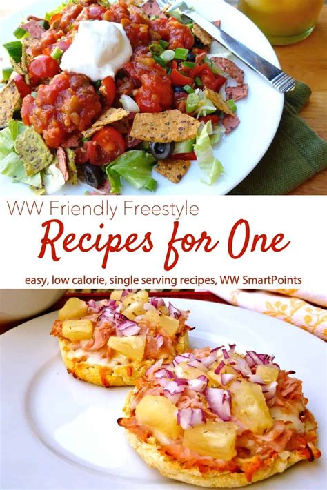 Easy Meals For One Healthy Meals For One Easy Healthy Recipes Diet