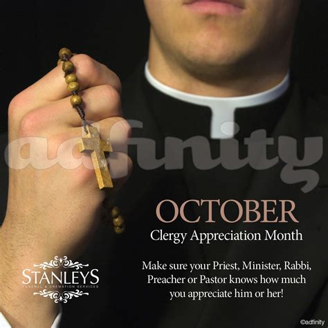 October is Clergy Appreciation Month. - adfinity