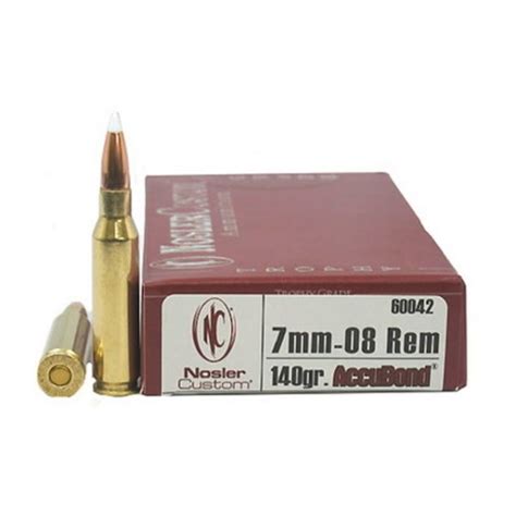 7mm 08 Remington Ammo 20 Rounds 120 Grain Ballistic Tip Nosler Buy