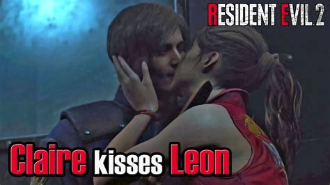 Resident Evil 2 Remake Pc Mod Claire Kisses Leon Youtube