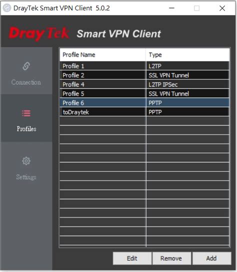Export The Smart Vpn Profile To Other Computers Draytek