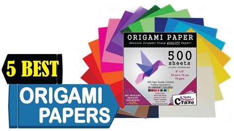 5 Best Origami Papers 2023 Best Origami Papers Reviews Top 5