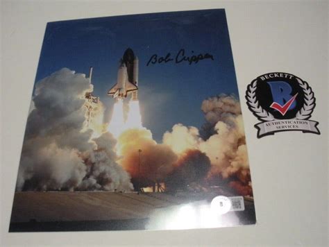 Bob Crippen Nasa Astronaut Last 1 Beckettcoa Signed 8x10 Photo Auction
