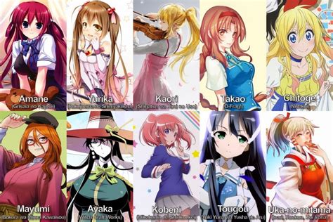 Top 10 Waifus 2014 As Melhores Garotas De Anime Do Ano Intoxianime