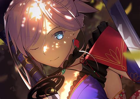 Fate Series Fategrand Order Musashi Miyamoto 1080p Wallpaper