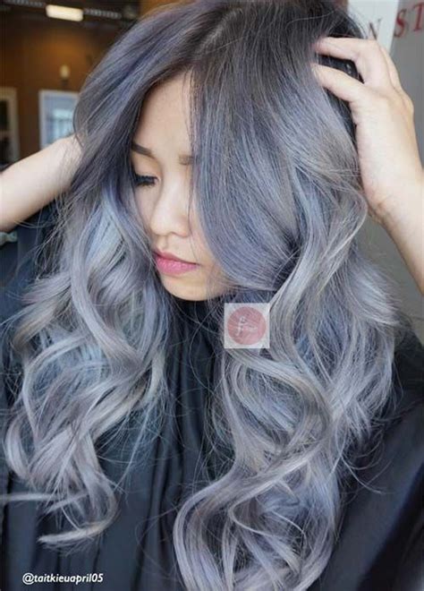 Grey Blue Hair Dye