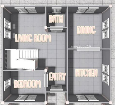 Planos Casa Bloxburg 3 House Floor Design Tiny House Layout Sims