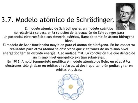 Modelos Atómicos Modelos Atomicos Ecuacion De Schrodinger Modelo De