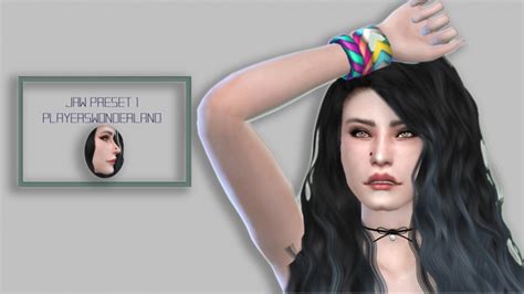 Jaw Preset Pack By Hi Land The Sims 4 Download Simsdo