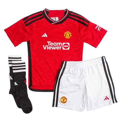 Manchester United Home Shirt 202324 Mini Kit Kids