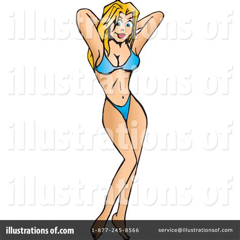 Bikini Clipart Illustration By Dennis Holmes Designs