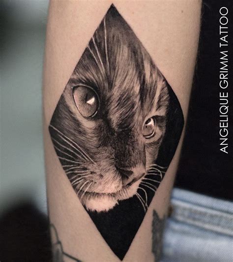Realistic Inspiration Inkstinct In 2020 Cat Face Tattoos Cat