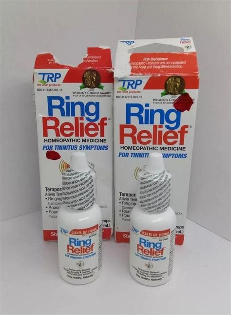 2x Trp Ring Relief Ear Drops For Tinnitus Symptoms Homeopathic New