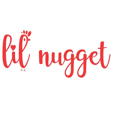 Lil Nugget Svg Png Jpeg Downloadable File Etsy