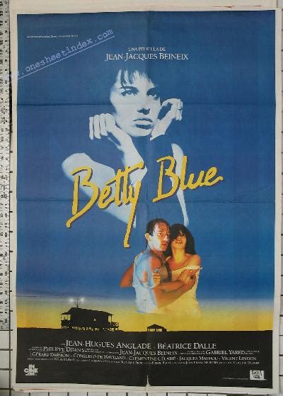 Betty Blue 1 Sheet 1 Sheet Poster Movie Poster Stills Press Kits