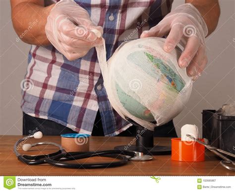 Heal The Nature Save The Planet Stock Image Image Of Globe Climate