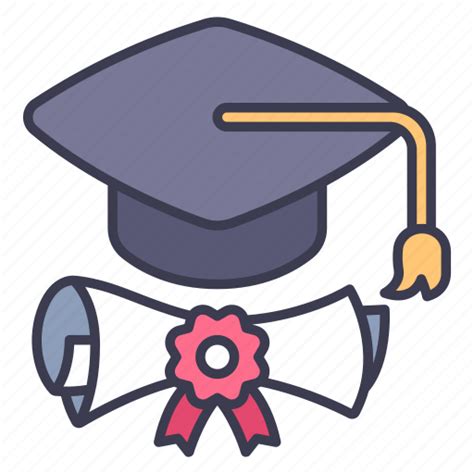 College Education Graduate Graduation School Success University Icon