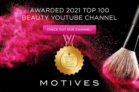 Motives Cosmetics Ranked In Top 100 Beauty Youtube Channels By Feedspot