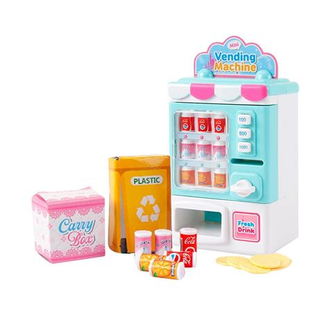 Kids Toys Vending Machine Beverage Machine Simulation Home Shopping Set