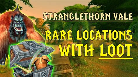 Wow Classic Rare Mob Locations Unique Loot Stranglethorn Vale