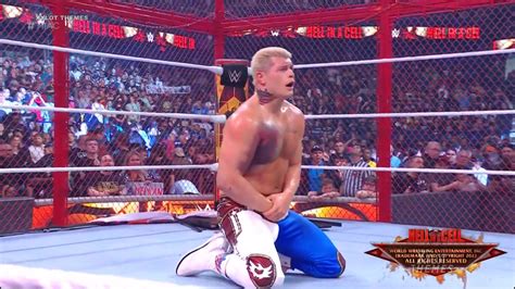 Cody Rhodes Breaks Character In Hell In A Cell Video