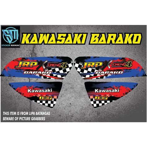 Kawasaki Barako Decal Sticker Shopee Philippines